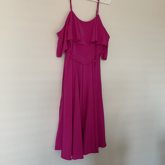 CeCe Pink Off the Shoulder Dress - Picture 2 of 8